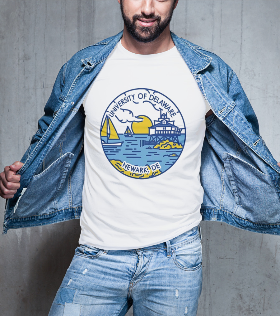 University Of Delaware Newark DE Scenic Coastal Sunset T-Shirt