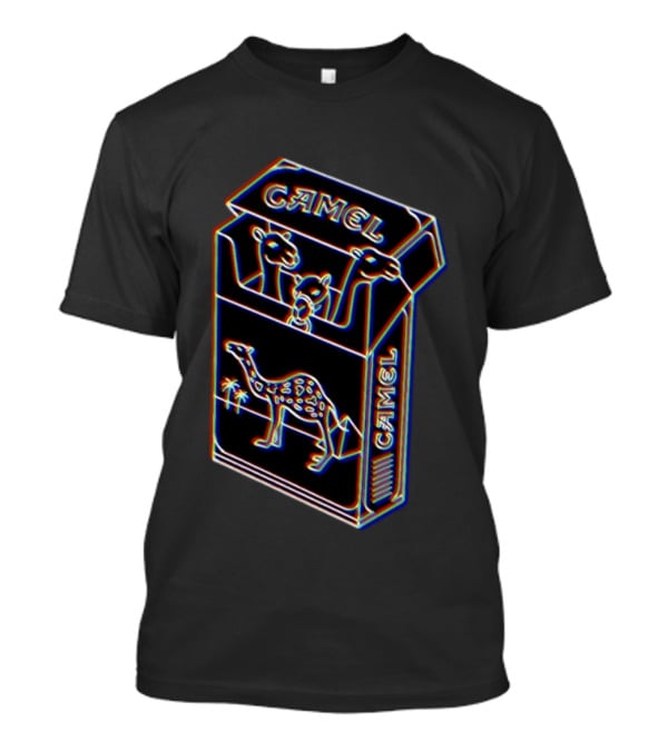 Camel Cigarette Pack Neon Camel Trio T-Shirt
