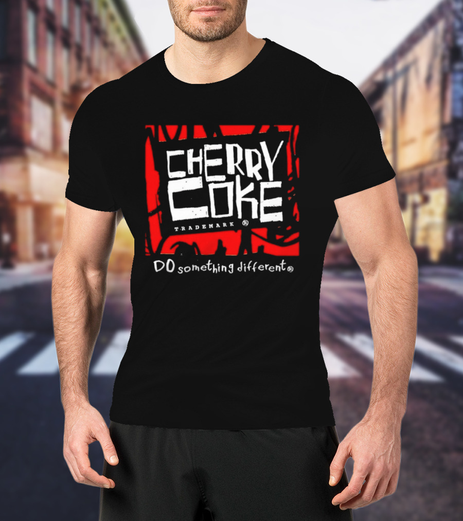 Cherry Coke Trademark Do Something Different T-Shirt