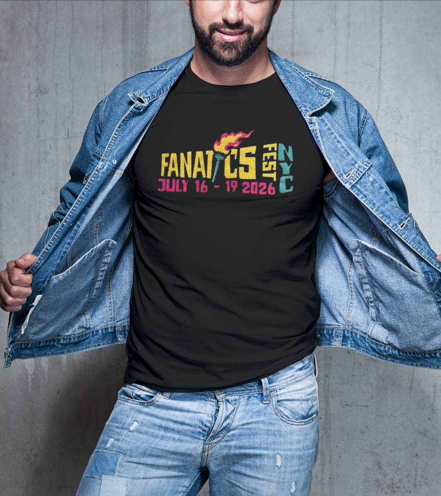 Fanatics Fest NYC July 16 19 2026 Exclusive T-Shirt