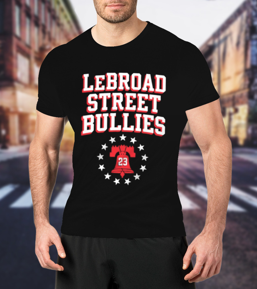 LeBroad Street Bullies 23 Liberty Bell Stars T-Shirt