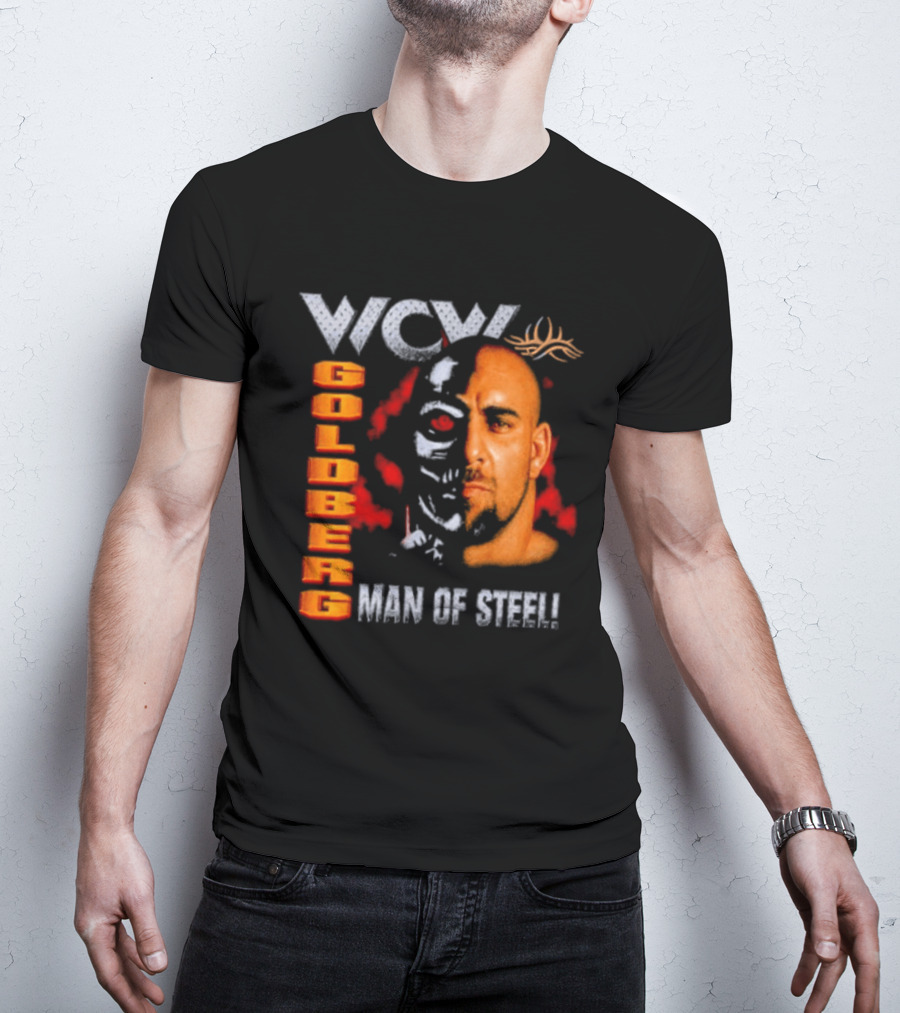 WCW Goldberg Man Of Steel Wrestling T-Shirt