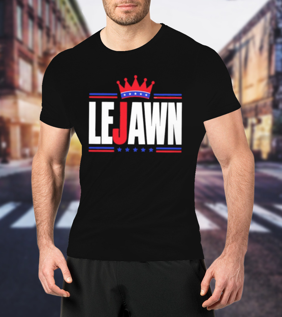LeJawn King Crown LeBron James Philadelphia 76ers NBA 2026 T-Shirt