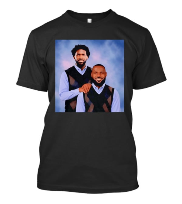 Philadelphia 76ers Lebron James Joel Embiid Step Brothers T-Shirt