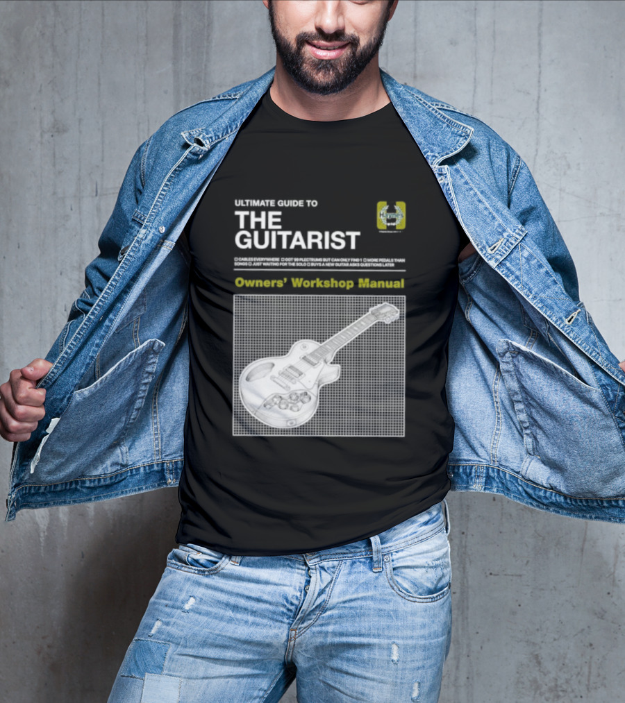 Owners' Workshop Manual For The Guitarist Ultimate Guide T-Shirt