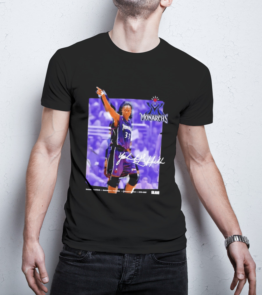 WNBA Yolanda Griffith 33 Sacramento Monarchs Basketball Legends T-Shirt