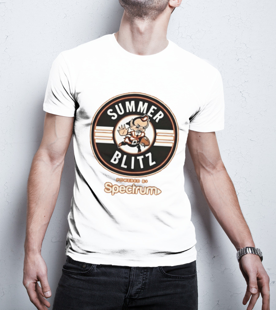 Summer Blitz Browns Powered By Spectrum T-Shirt