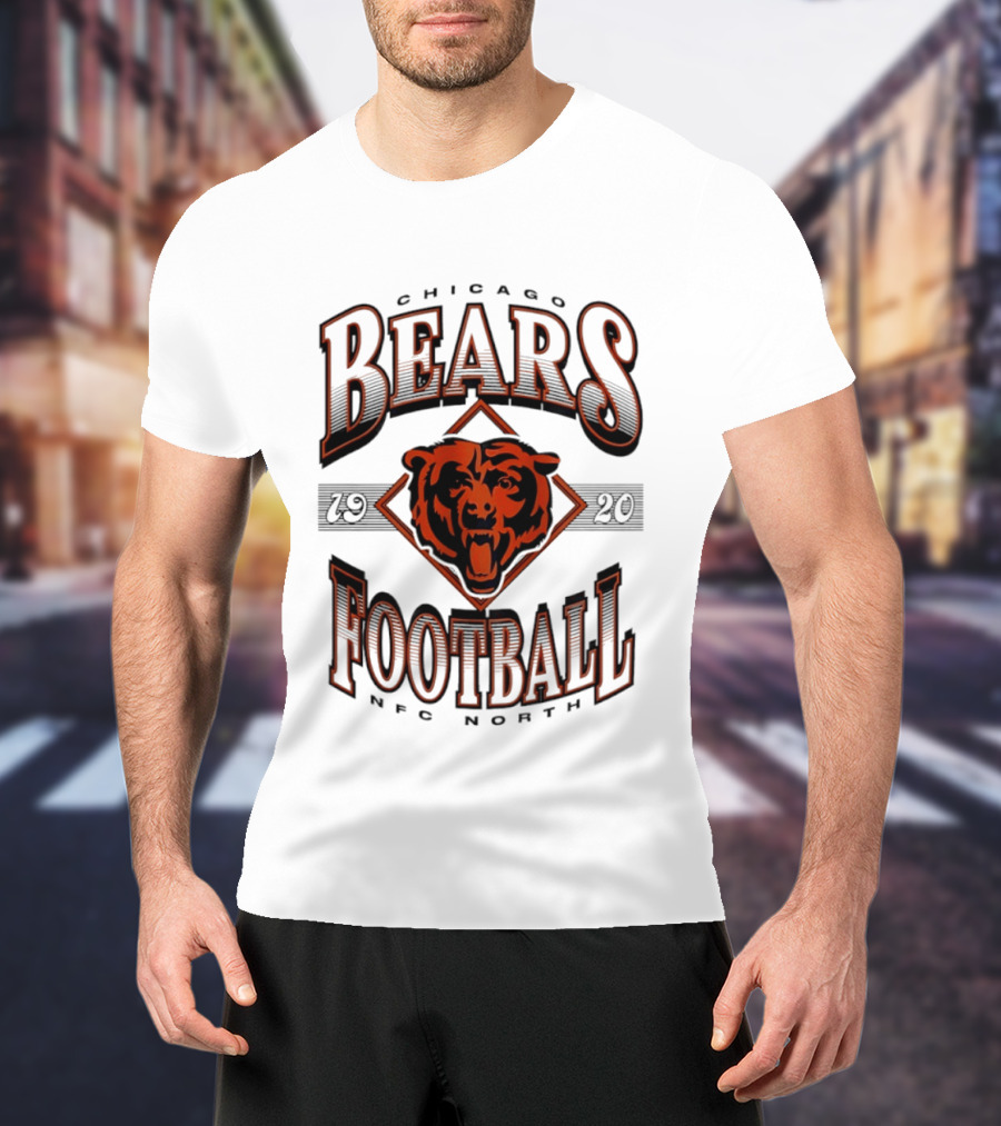 Chicago Bears 1920 Football NFC North Bear T-Shirt