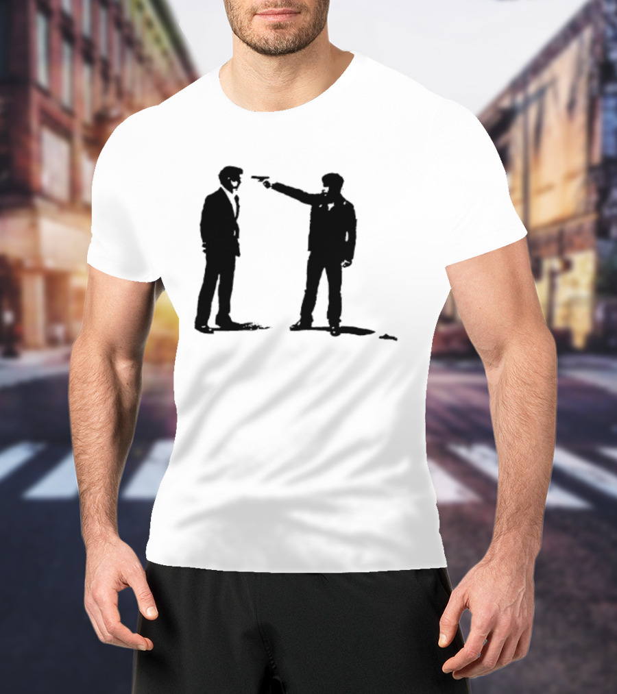 Infernal Affairs Hong Kong Crime Drama Iconic Confrontation Scene T-Shirt