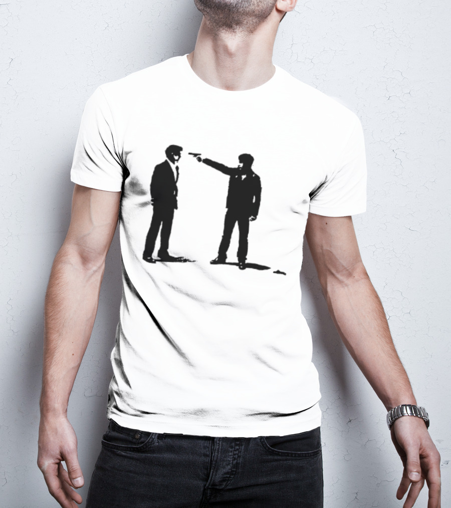 Infernal Affairs Hong Kong Crime Drama Iconic Confrontation Scene T-Shirt