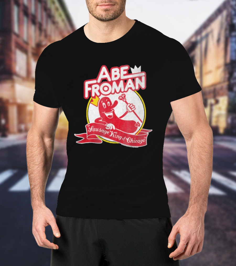 Abe Froman Sausage King Of Chicago Diamond Cane And Crown T-Shirt