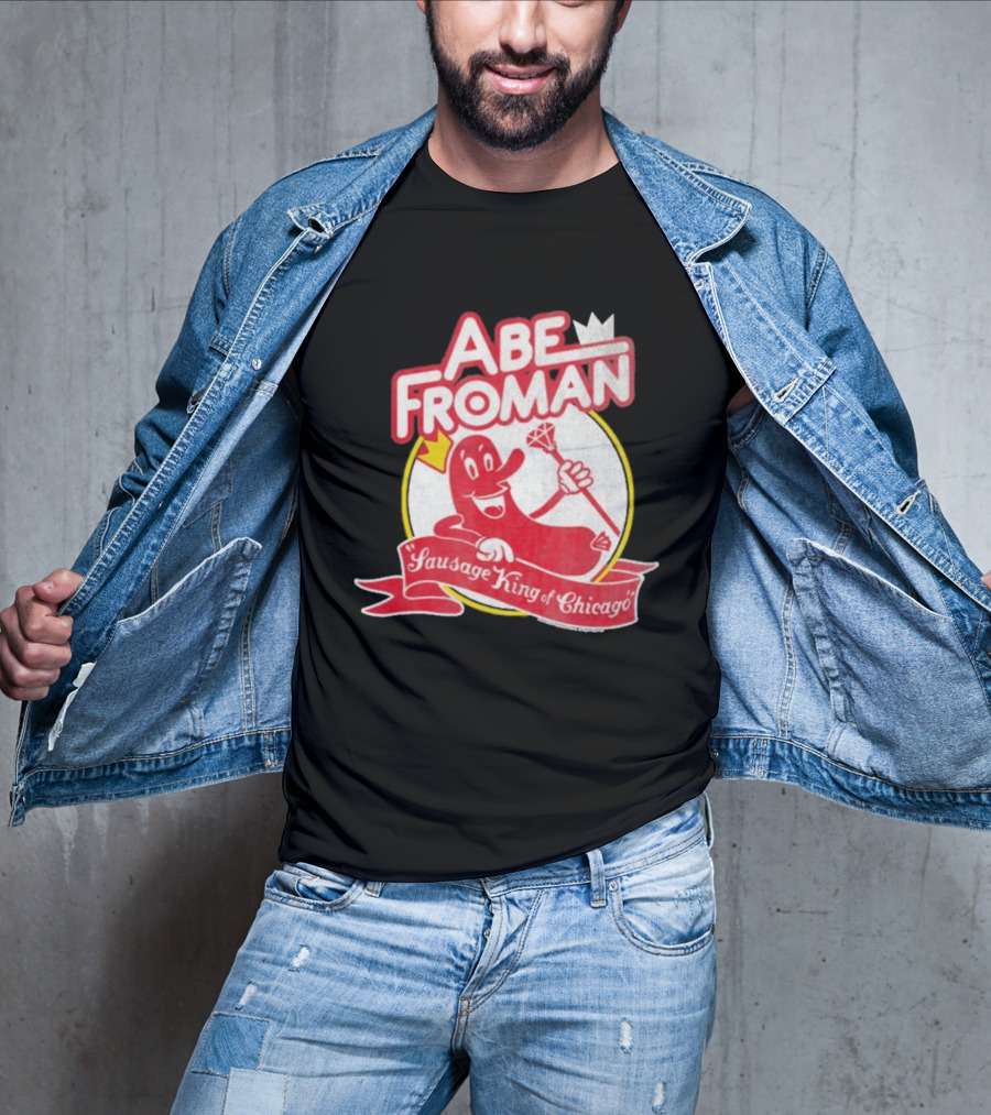 Abe Froman Sausage King Of Chicago Diamond Cane And Crown T-Shirt