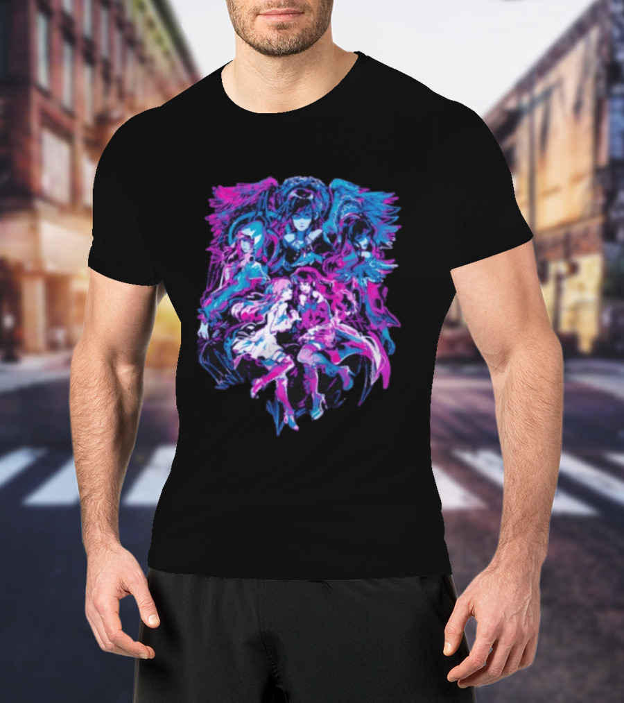 Final Fantasy XIV Rewritten Futures Characters Artwork Fantasy T-Shirt
