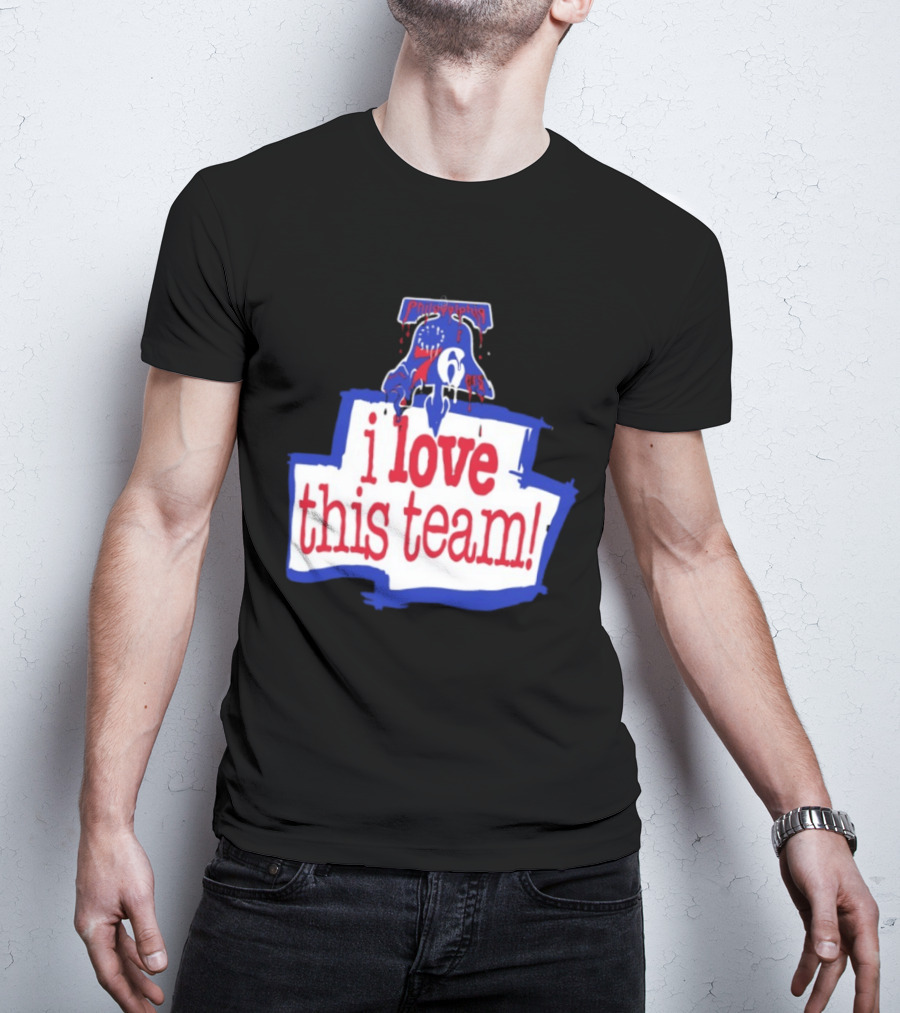 I Love This Team Philadelphia 76ers Basketball 23 LeBron James T-Shirt