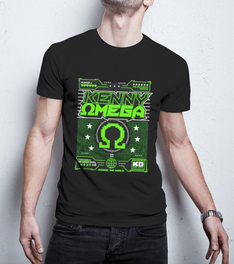 Kenny Omega Player 1 The Best Bout Machine One Winged Angel KO Change The World T-Shirt