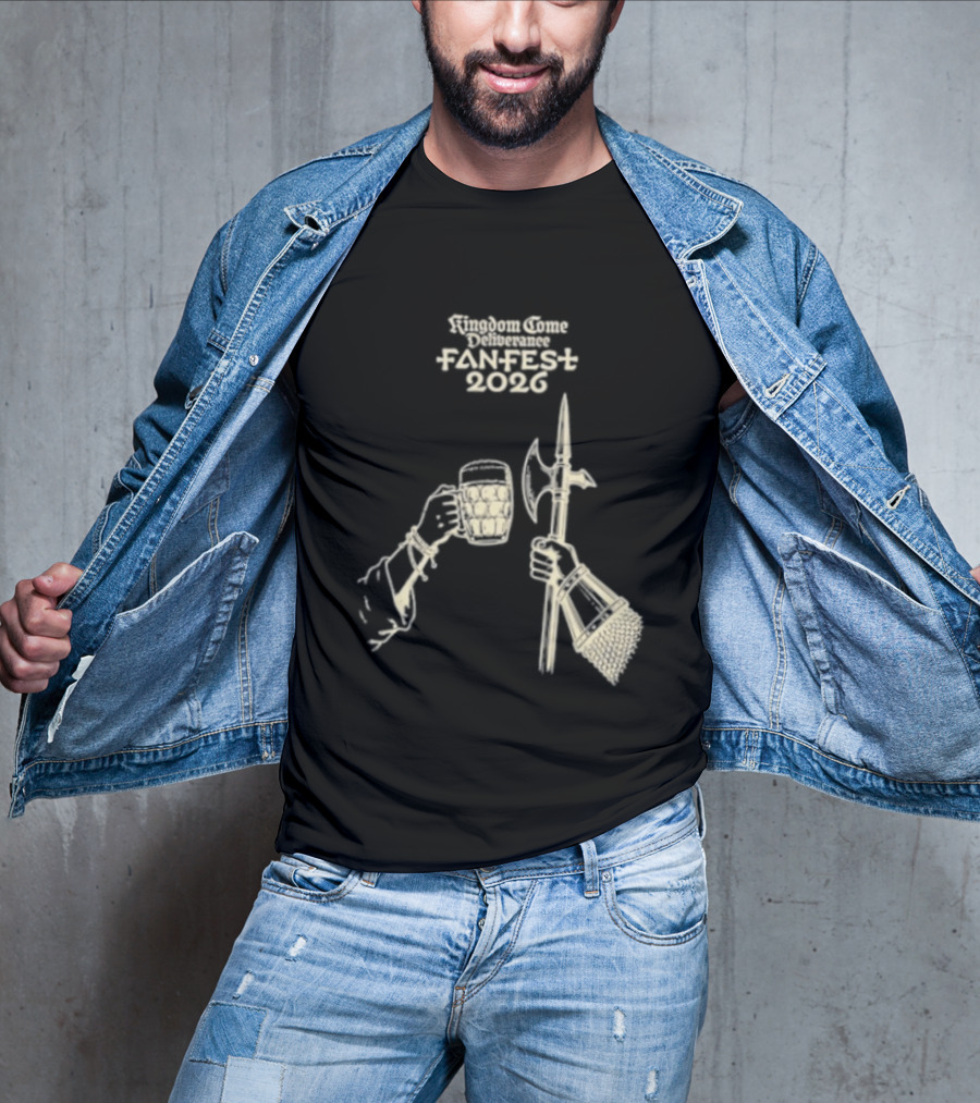 Kingdom Come Deliverance Fanfest 2026 RPG And Axe Celebration T-Shirt