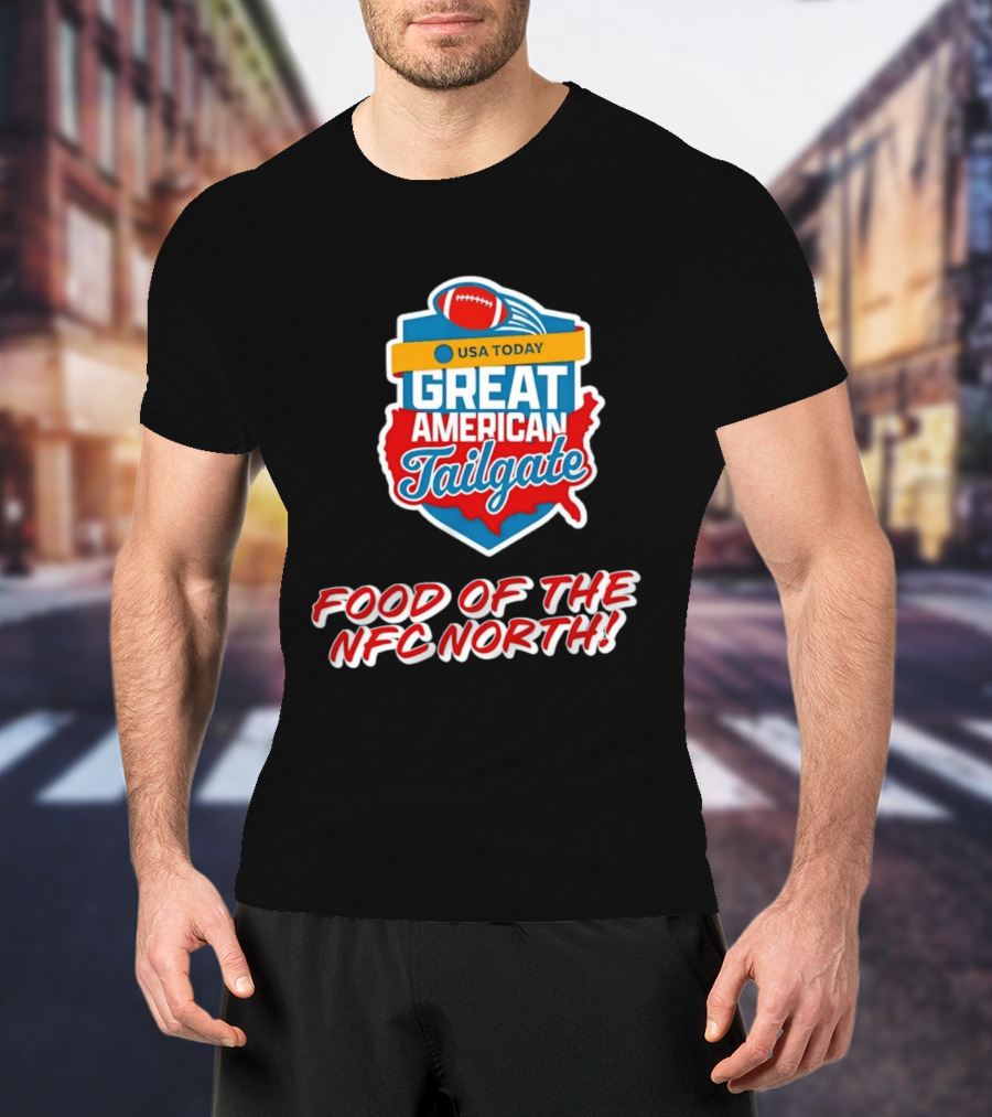 USA Today Great American Tailgate Food Of The NFC North T-Shirt