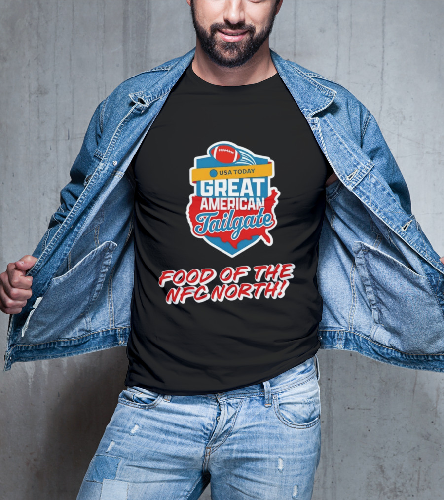 USA Today Great American Tailgate Food Of The NFC North T-Shirt