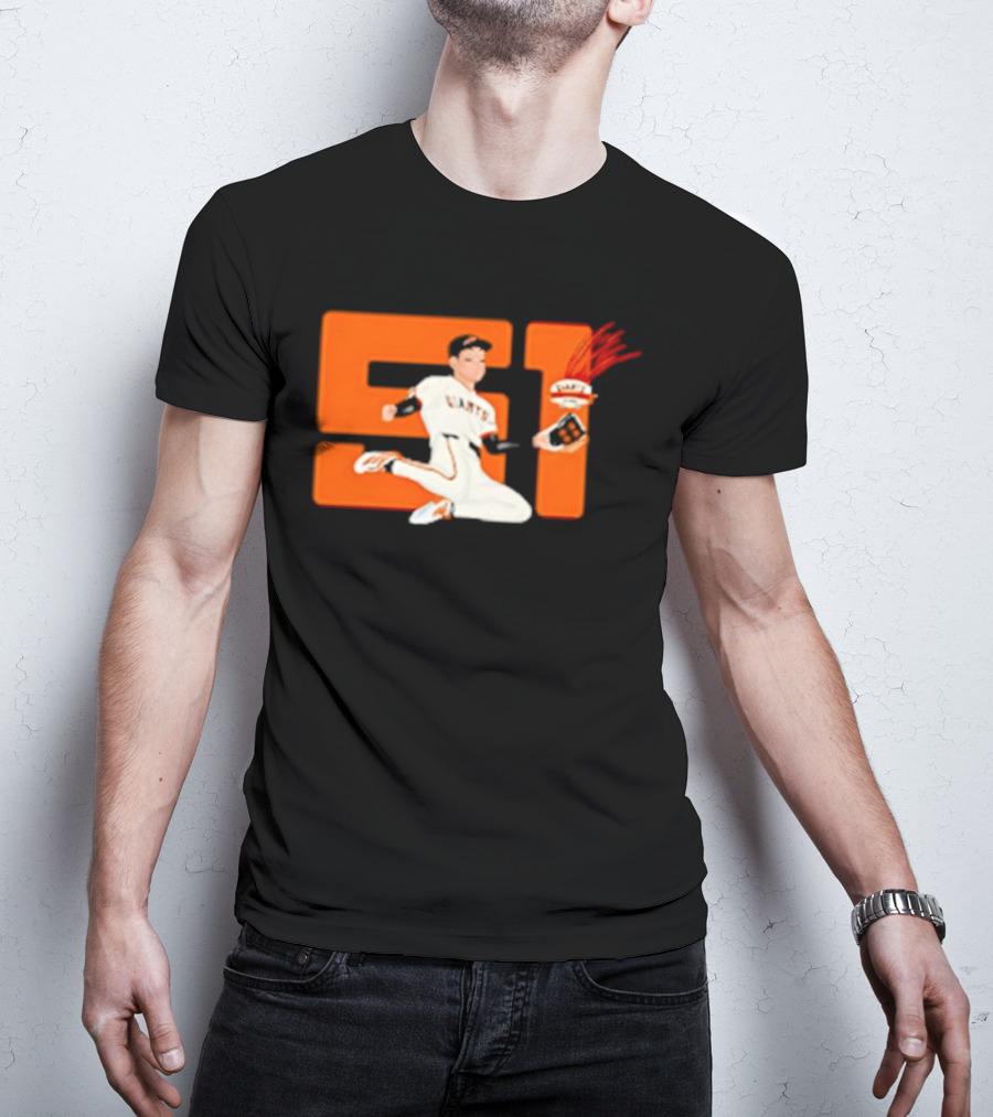 San Francisco Giants Jung Hoo Lee No 51 Baseball Player Comic T-Shirt