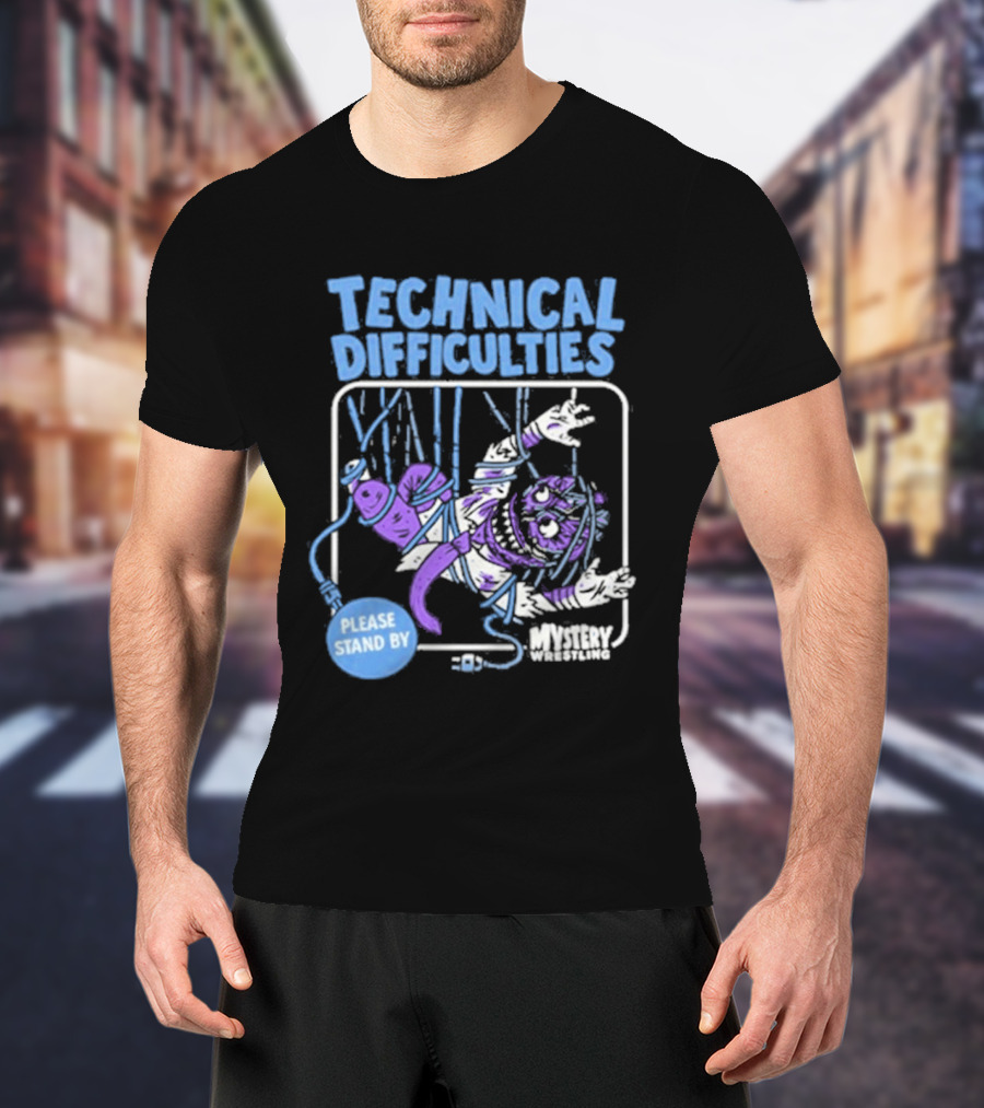 Technical Difficulties Please Stand By Monster Mashup T-Shirt