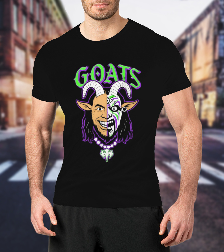 The Hardys GOATS Half Face Fusion T-Shirt