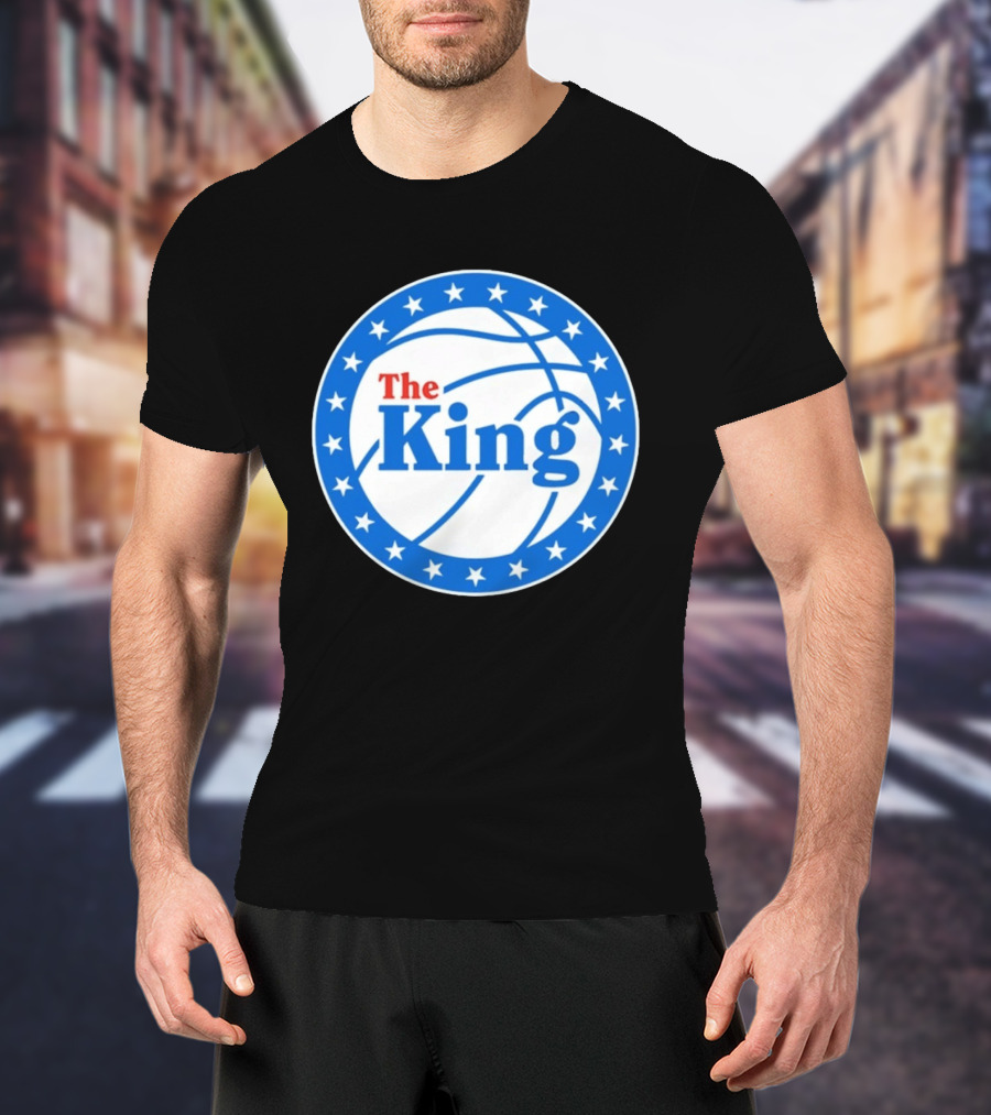 The King Philly Basketball Circle Stars T-Shirt