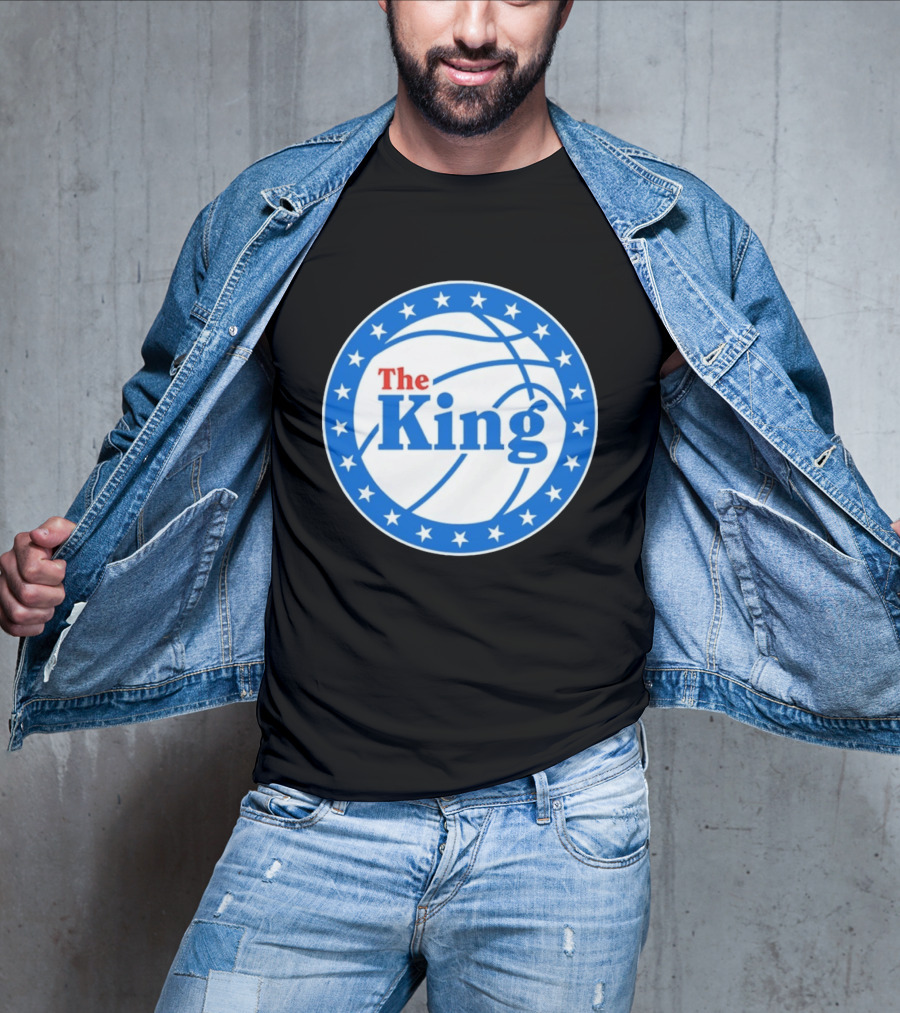 The King Philly Basketball Circle Stars T-Shirt