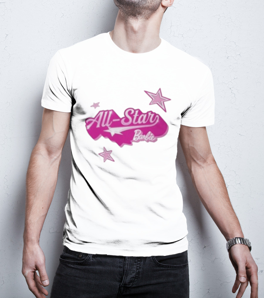 Angel Reese All Star Barbie Pink Star T-Shirt