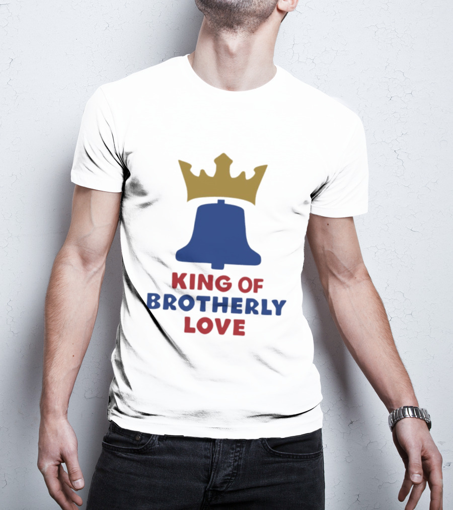 Philadelphia 76ers King Of Brotherly Love LeBron James T-Shirt