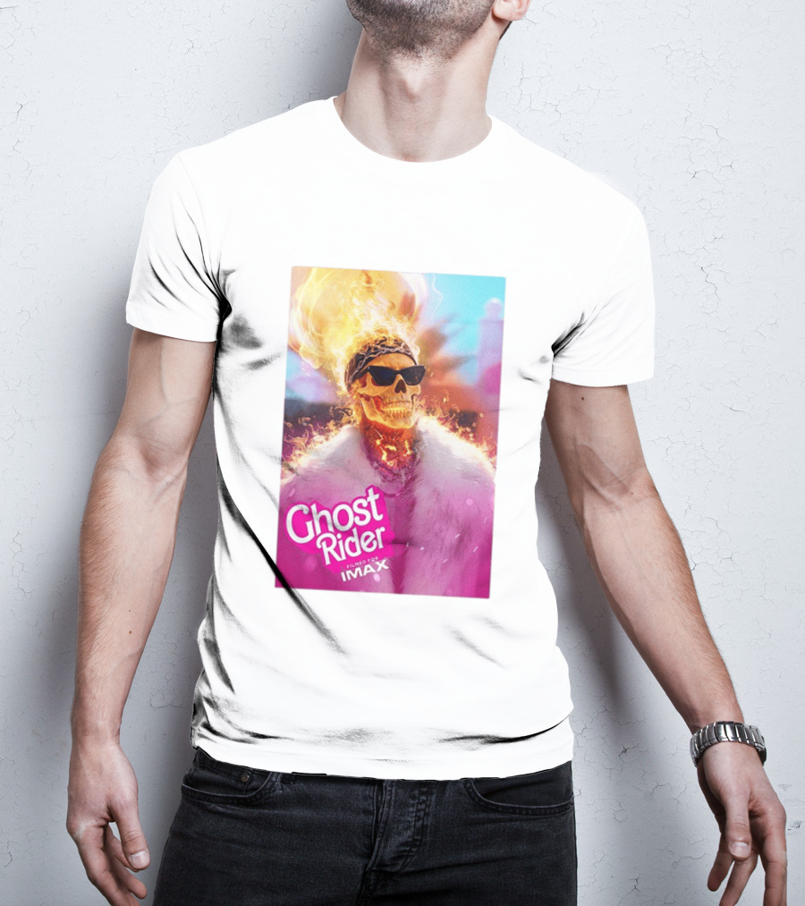 Ryan Gosling Barbie Ghost Rider Filmed For IMAX T-Shirt