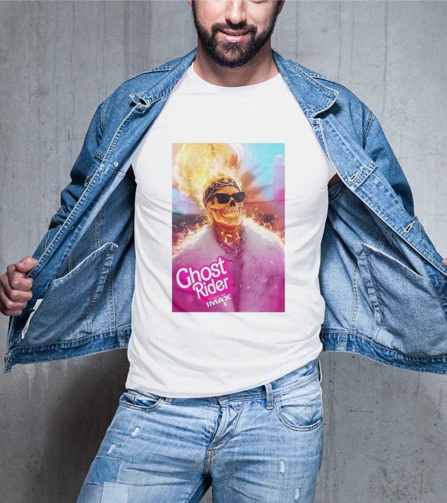 Ryan Gosling Barbie Ghost Rider Filmed For IMAX T-Shirt