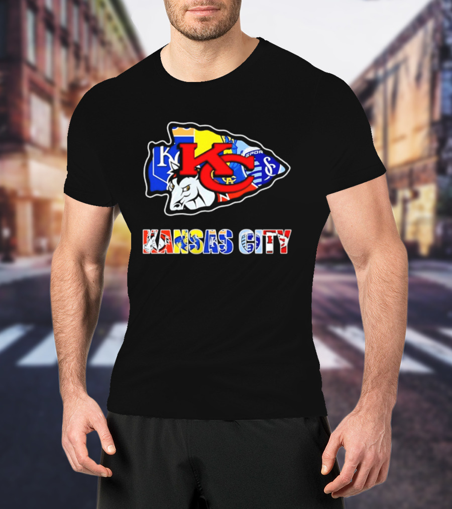 Kansas City KC Arrowhead Royals Chiefs Sporting Missouri T-Shirt