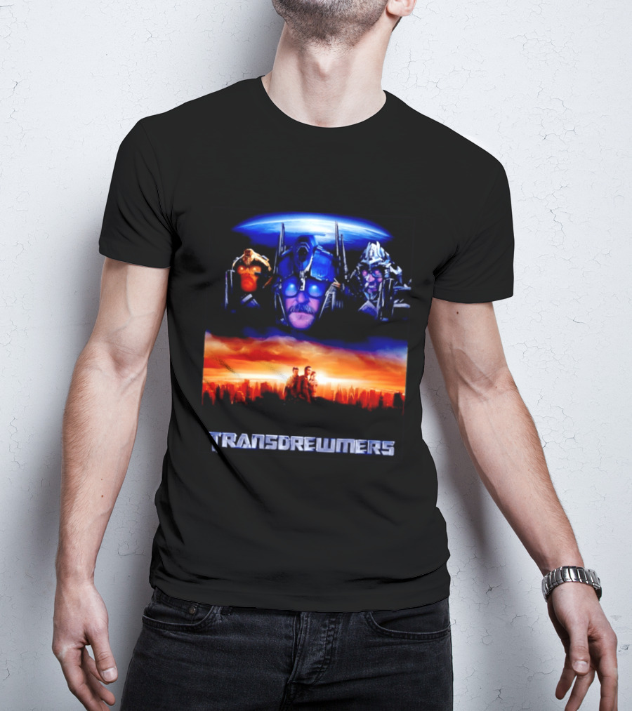 Transdrewmers Sci Fi Inspired Characters And Cityscape Compilation T-Shirt