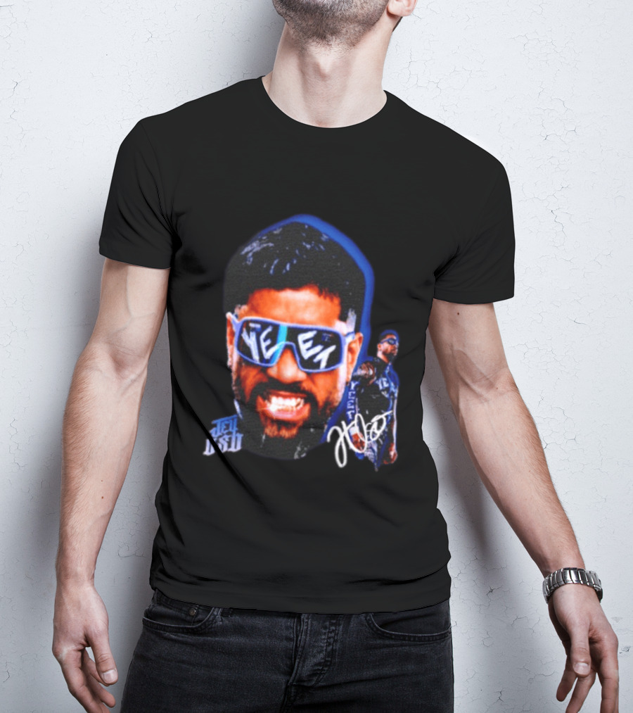 Jey Uso Yeet WWE Wrestling Bloodline Autograph Sunglasses T-Shirt