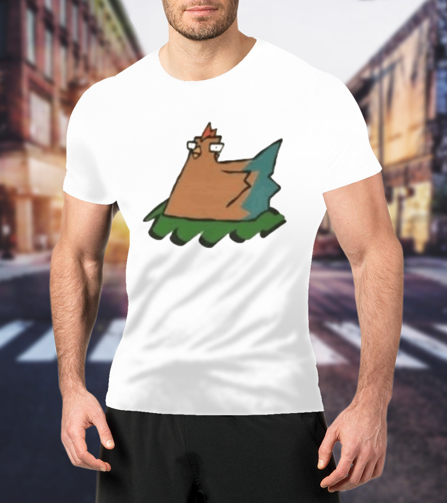 Cartoon Chicken In Nest Bird T-Shirt