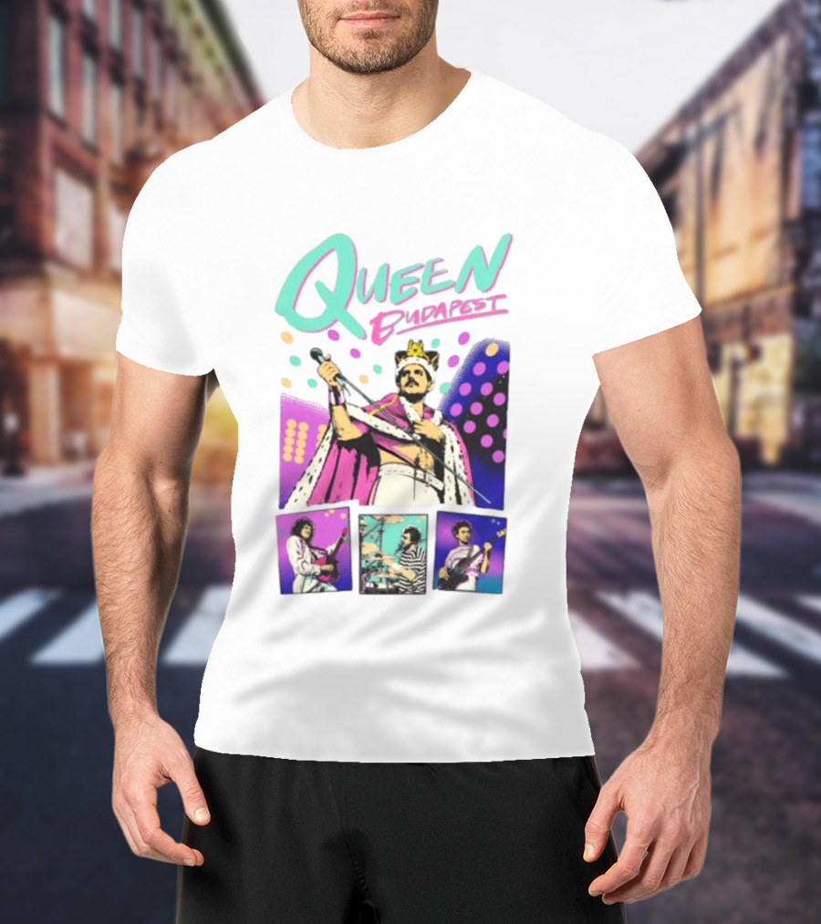Queen Budapest Anniversary Vest 40th Pop Concert T-Shirt