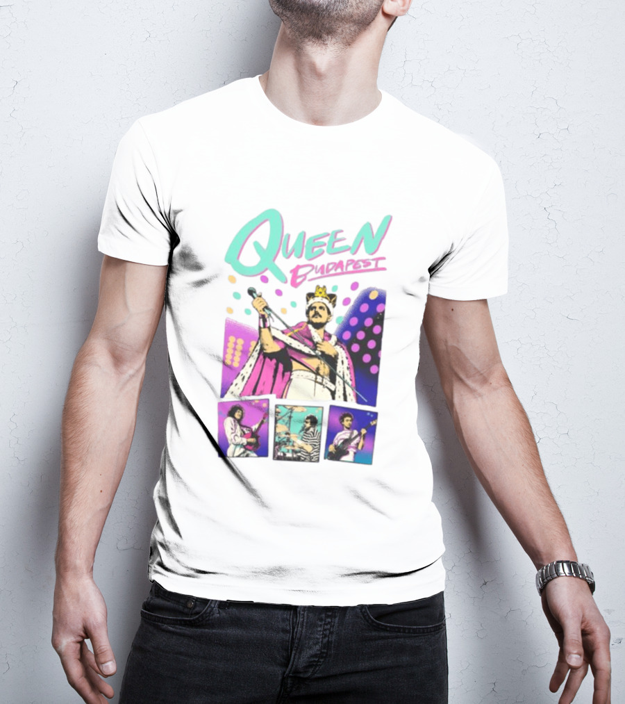 Queen Budapest Anniversary Vest 40th Pop Concert T-Shirt