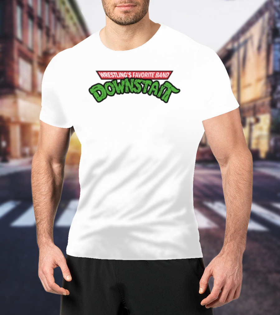 Wrestling's Favorite Band Downstait Wrestling Music T-Shirt