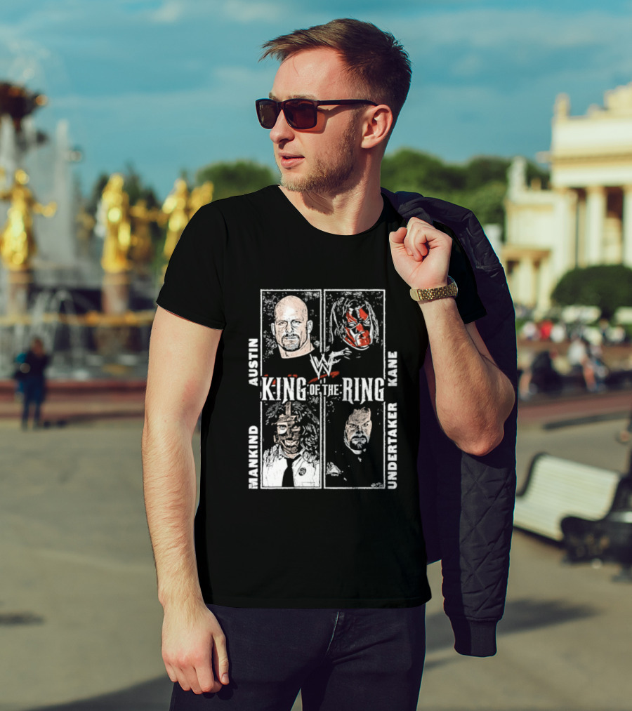 WWF King Of The Ring Austin Kane Mankind Undertaker T-Shirt