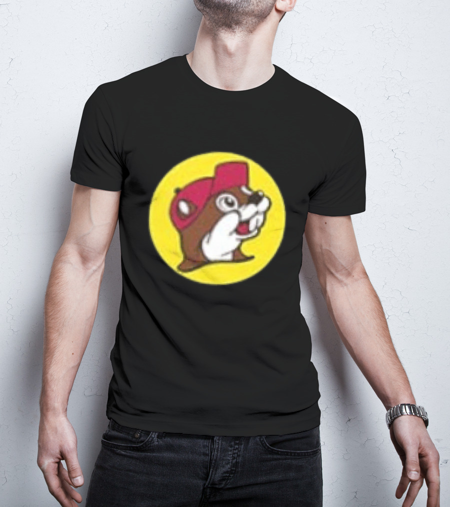 Buc Ee's Fresh Brisket On The Board Two Sided Beavers Texas BBQ T-Shirt