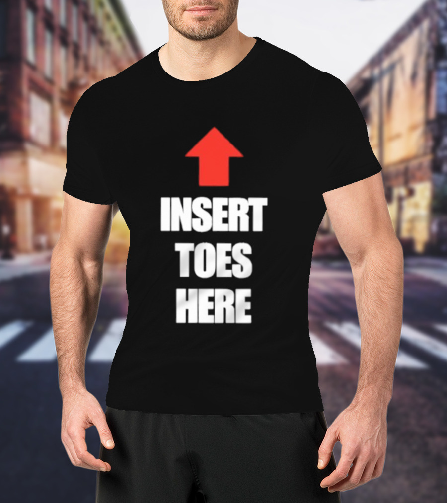 Insert Toes Here Red Arrow Top T-Shirt