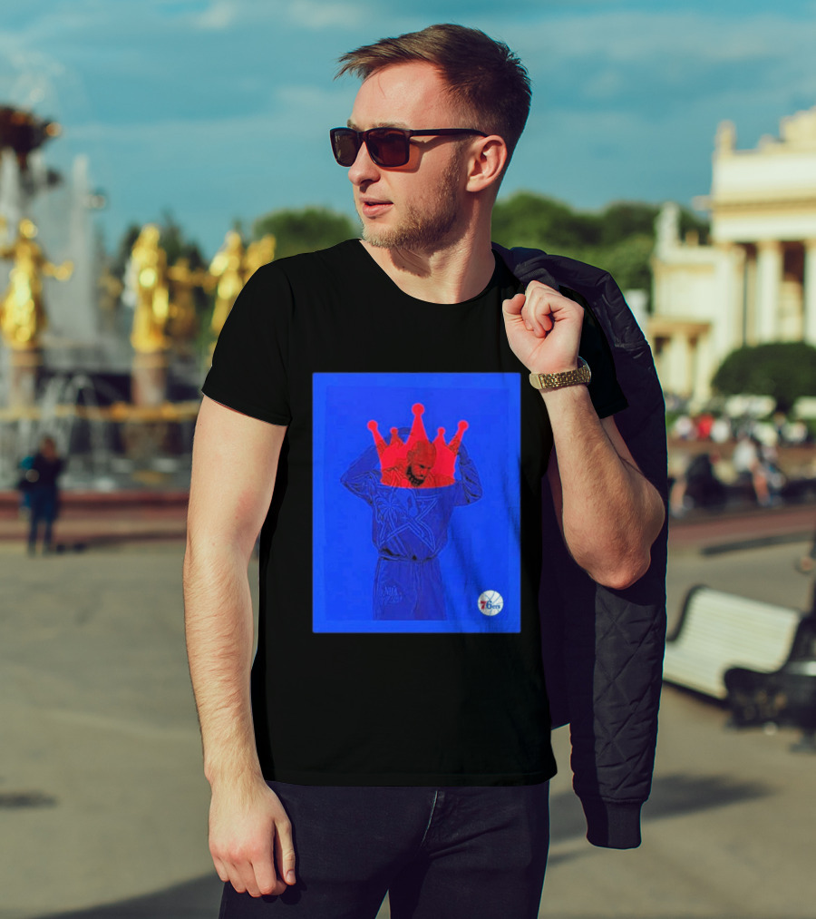 LeBron James NBA All Star Crown Philadelphia 76ers T-Shirt