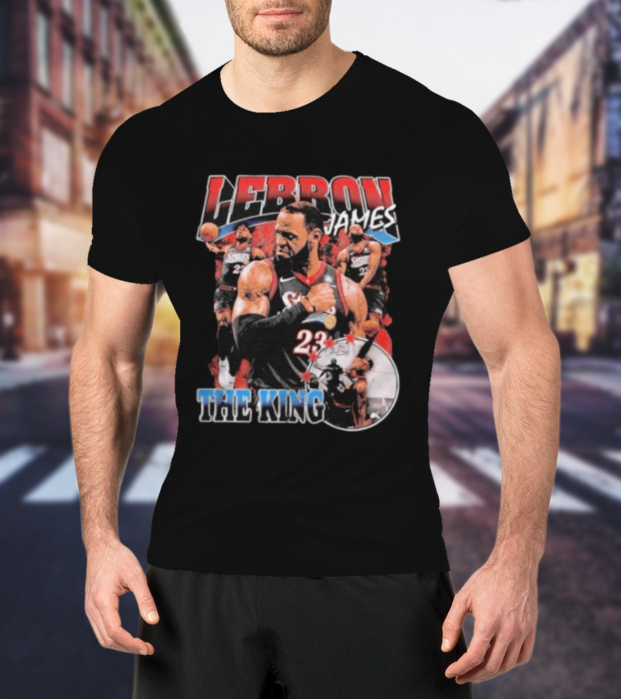 LeBron James The King Sixers 23 Basketball Champion T-Shirt