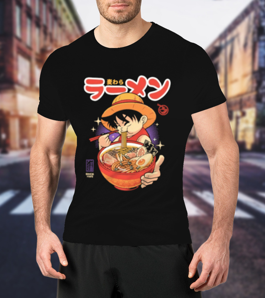 Luffy Ramen Iwara One Piece Since 1997 T-Shirt
