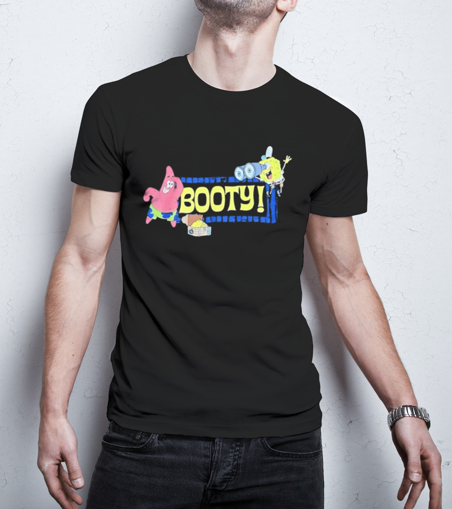 Sponge And Patrick Star Booty Treasure Hunt Adventure T-Shirt