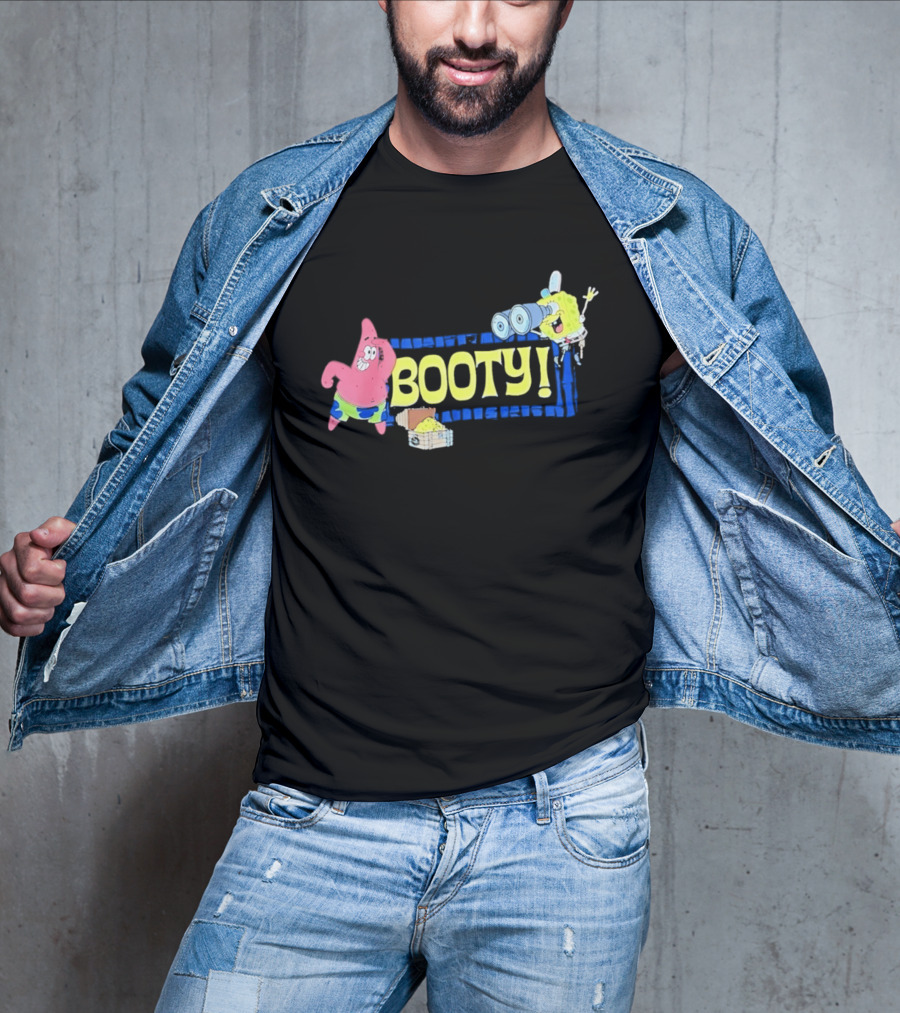 Sponge And Patrick Star Booty Treasure Hunt Adventure T-Shirt