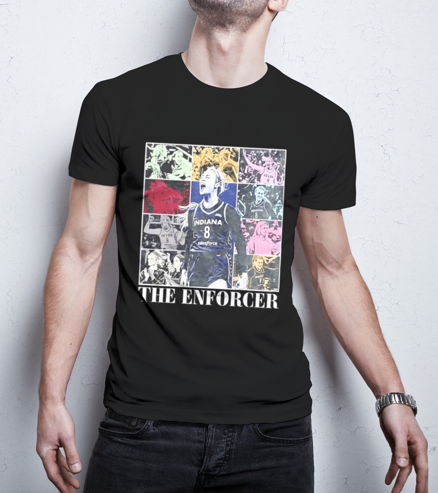 The Enforcer Indiana Fever 8 Indiana Fever Salesforce Sophie Cunningham T-Shirt