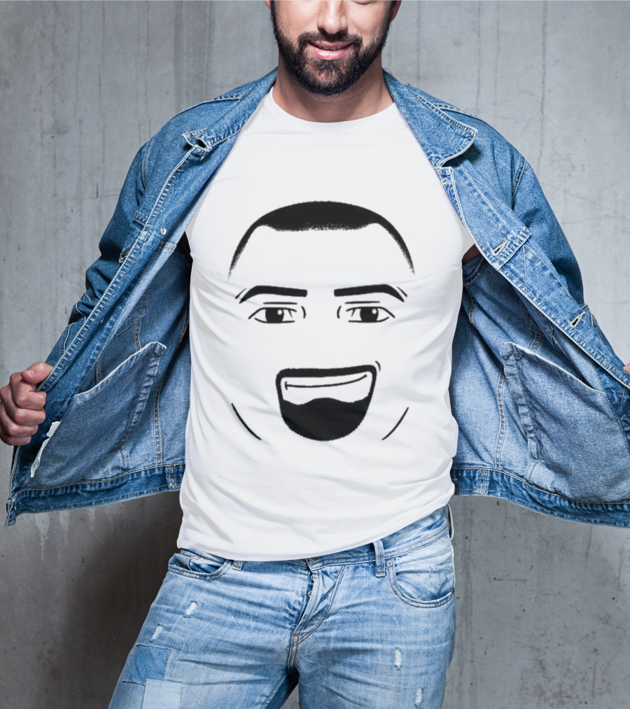 Aldoswag Roblaldo Smiling Face Drawing T-Shirt