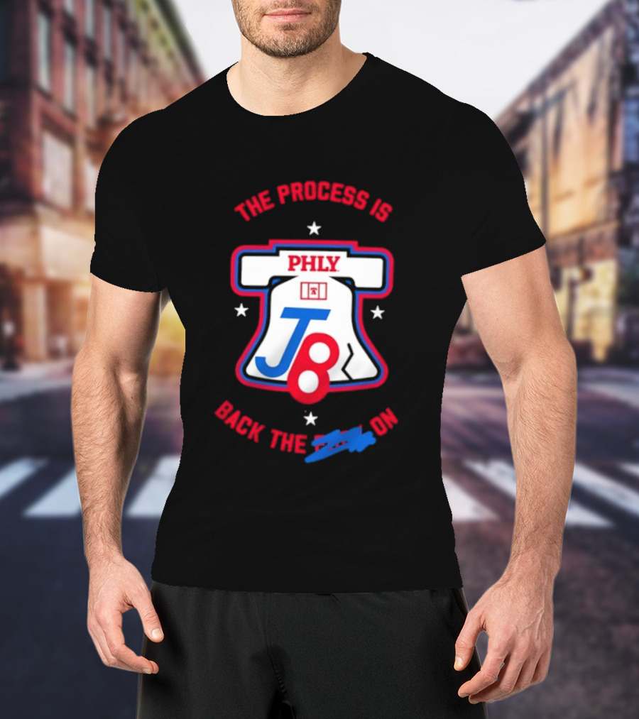 PHLY The Process Is Back Jalen Brunson Philadelphia 76ers T-Shirt