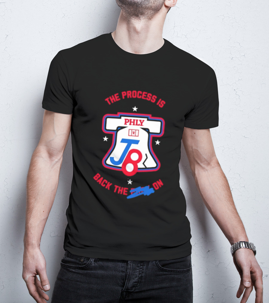 PHLY The Process Is Back Jalen Brunson Philadelphia 76ers T-Shirt